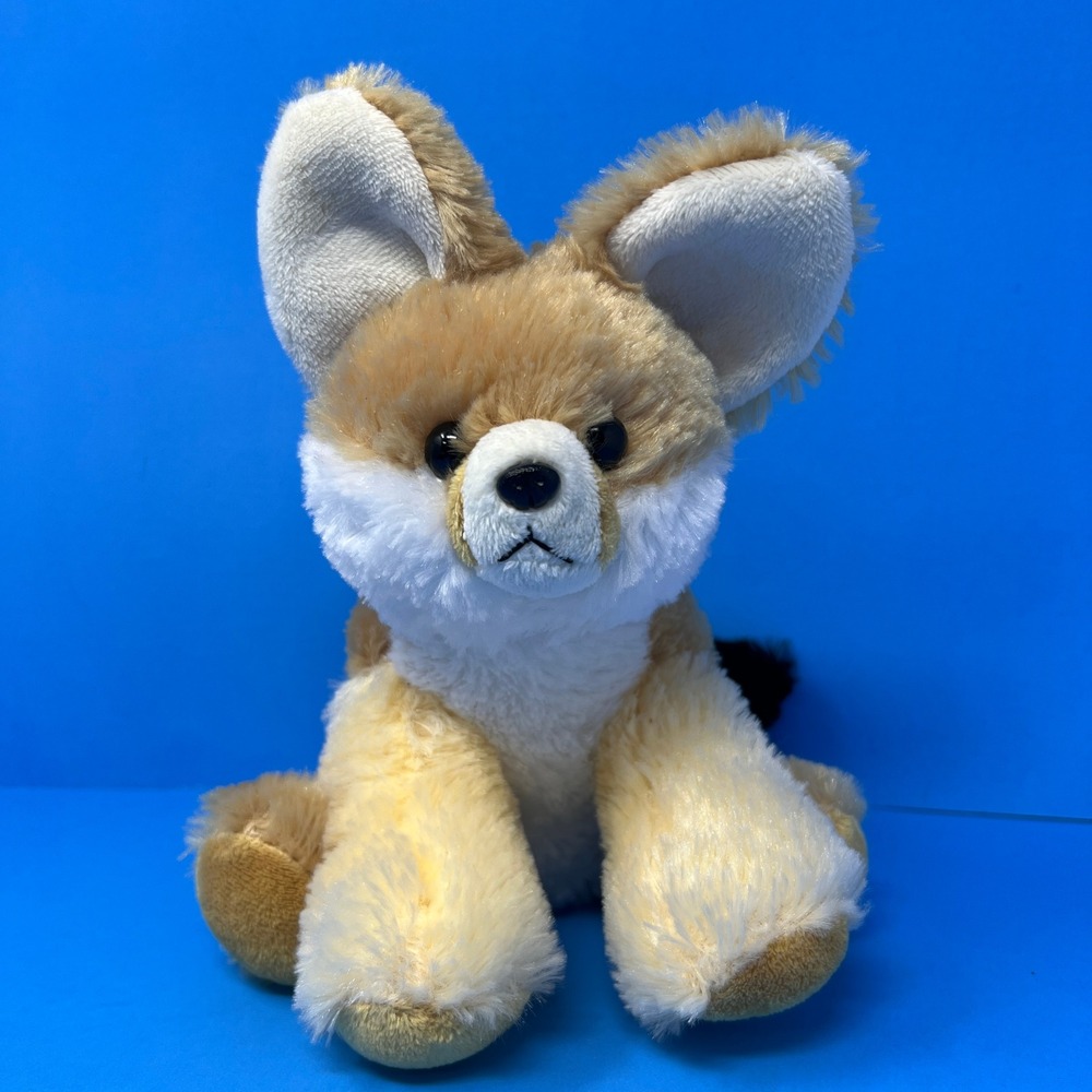Aurora Destination Nation Fennec Fox Plush 7 Inch Tan Realistic Stuffed Animal